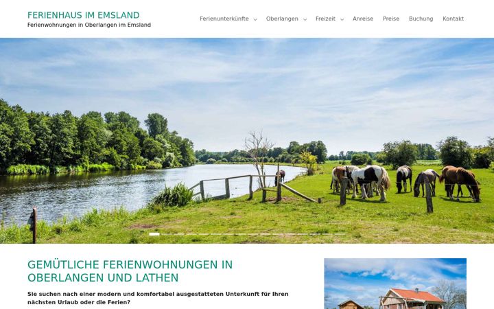 Екранна снимка на ferienhaus-im-emsland.de