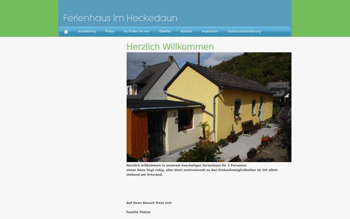 Captura de ecrã de ferienhaus-imheckedaun.de