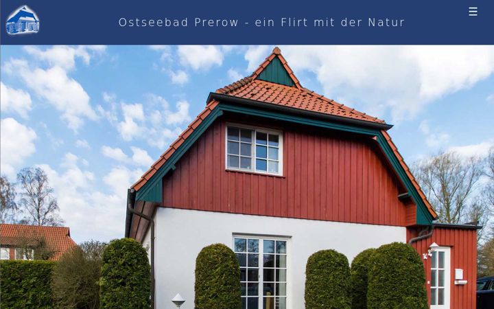Screenshot of ferienhaus-in-prerow.de