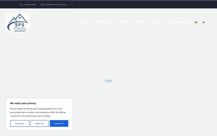 Screenshot of ferienhaus-island.is