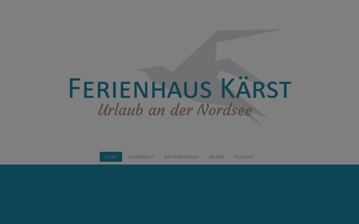 Screenshot of ferienhaus-kaerst.de