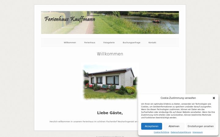 Zrzut ekranu ferienhaus-kauffmann.de