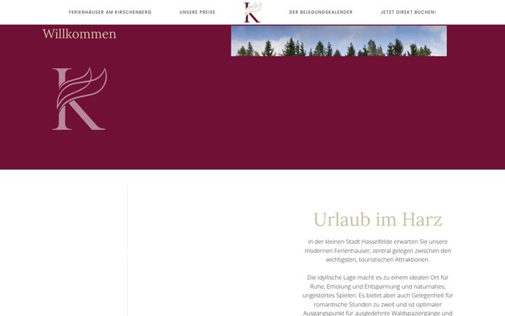 Zrzut ekranu ferienhaus-kirschenberg.de