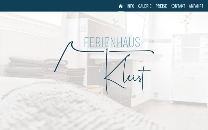 Screenshot of ferienhaus-kleist-prerow.de
