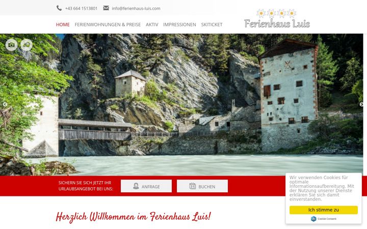 Screenshot of ferienhaus-luis.com