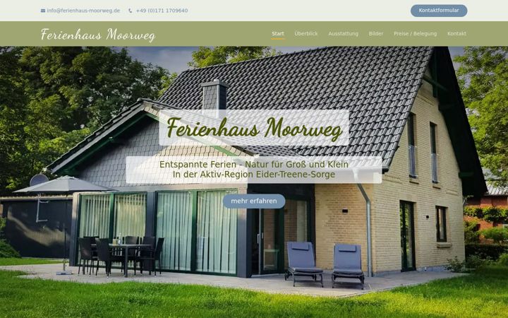 Screenshot stránky ferienhaus-moorweg.de