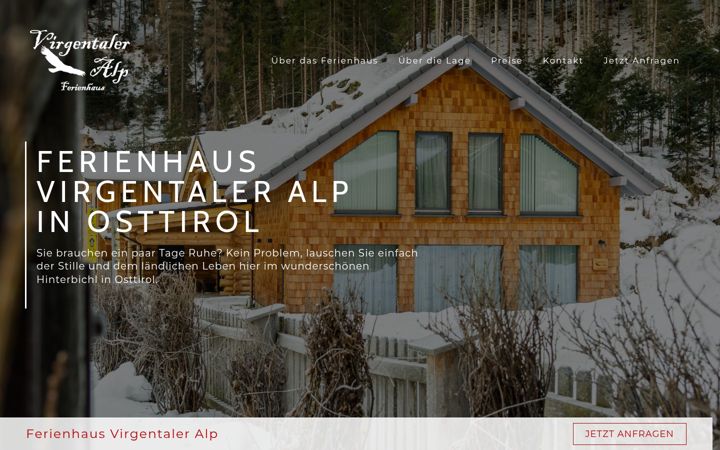 Екранна снимка на ferienhaus-osttirol.de