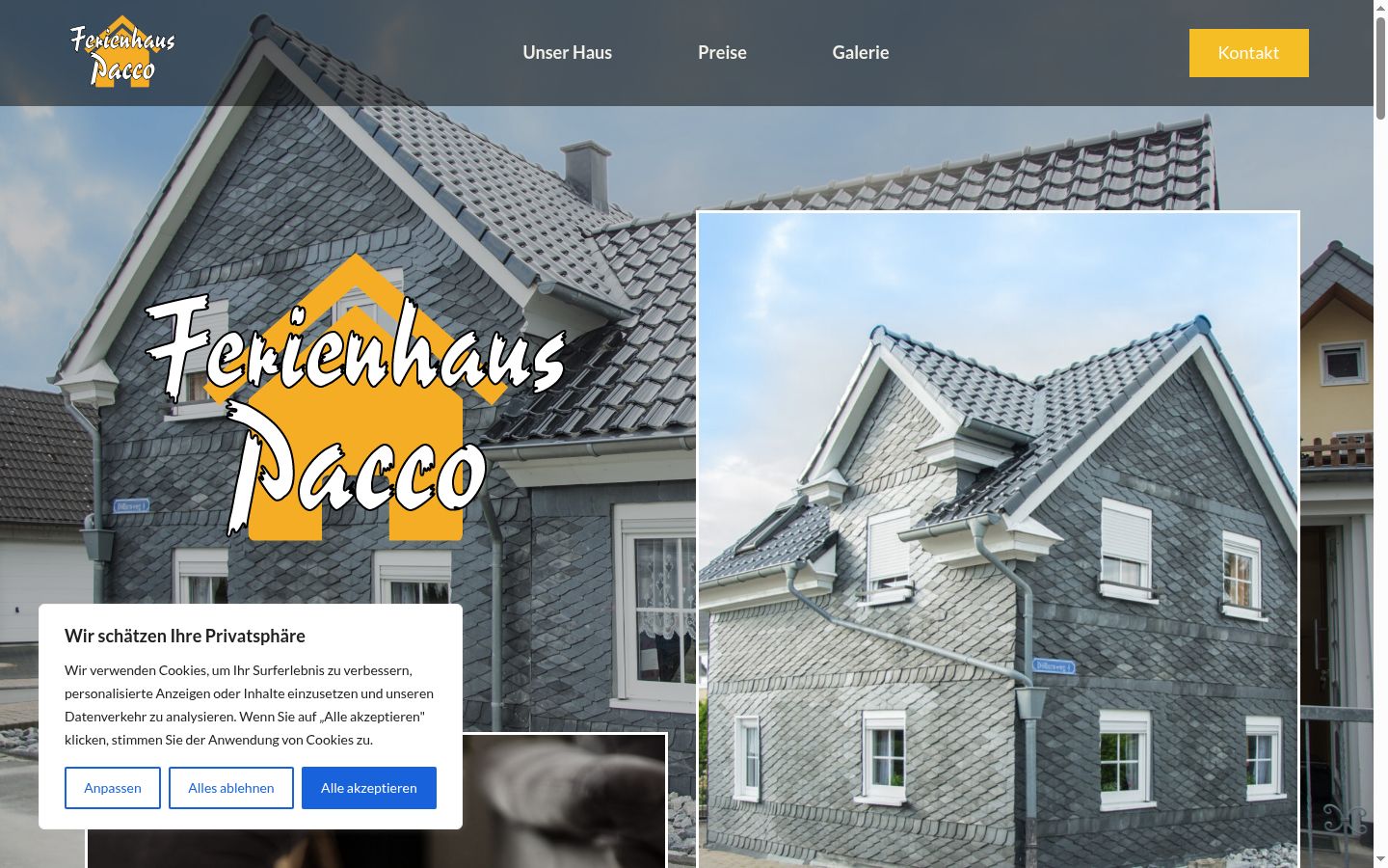 Screenshot tal-banner tal-kunsens muri qabel kwalunkwe interazzjoni