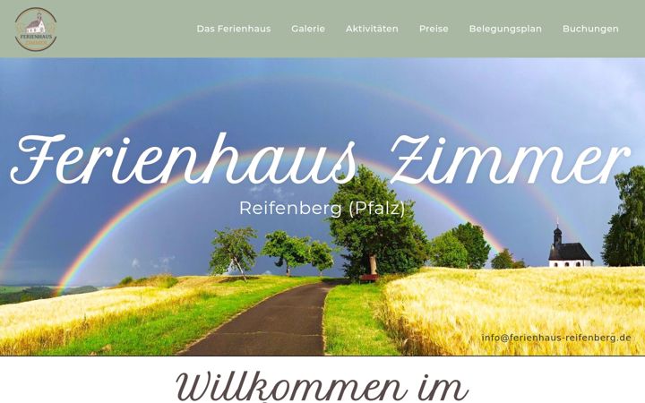 Screenshot of ferienhaus-reifenberg.de