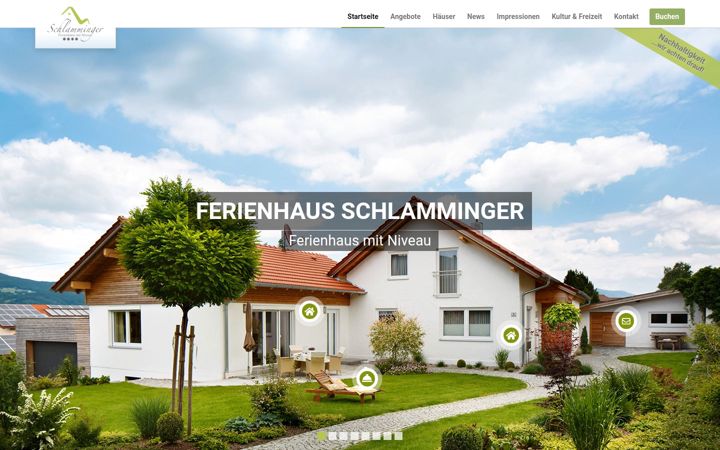 Skærmbillede af ferienhaus-schlamminger.de