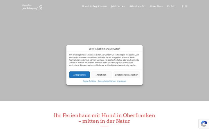 Screenshot von ferienhaus-schlossplatz.de