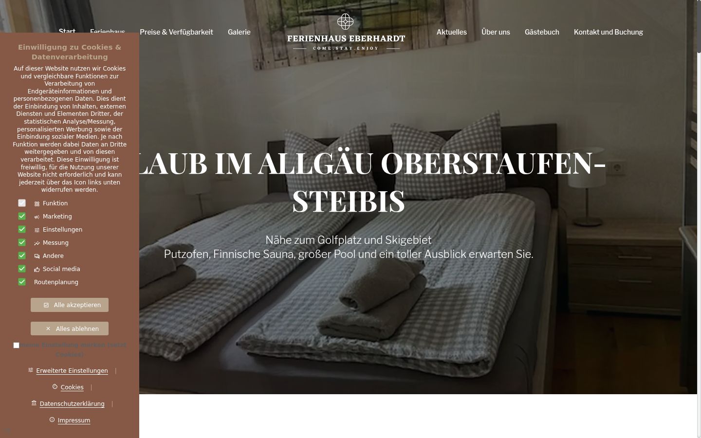 Snímka obrazovky banera súhlasu zobrazeného pred akoukoľvek interakciou