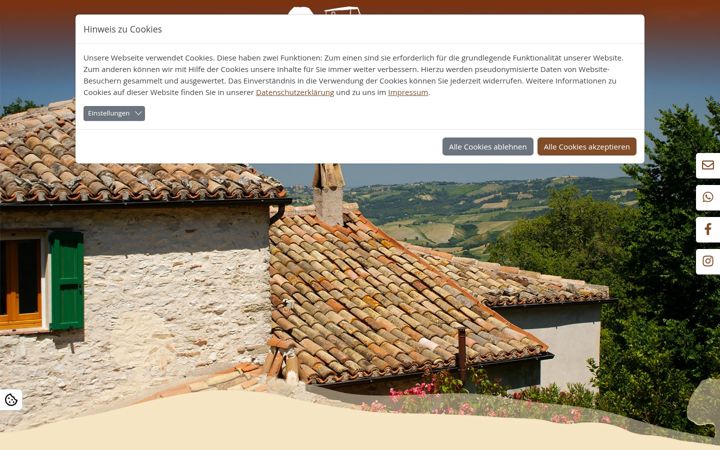Screenshot of ferienhaus-urlaub-italien.de