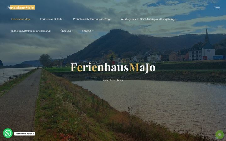 Screenshot of ferienhausmajo.de