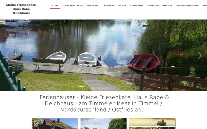 Screenshot ta' ferienhaustimmel.de