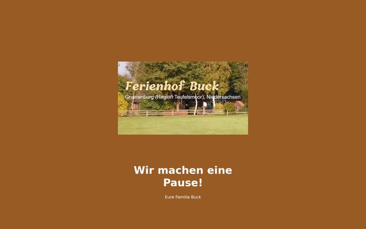 Screenshot ta' ferienhof-buck.de