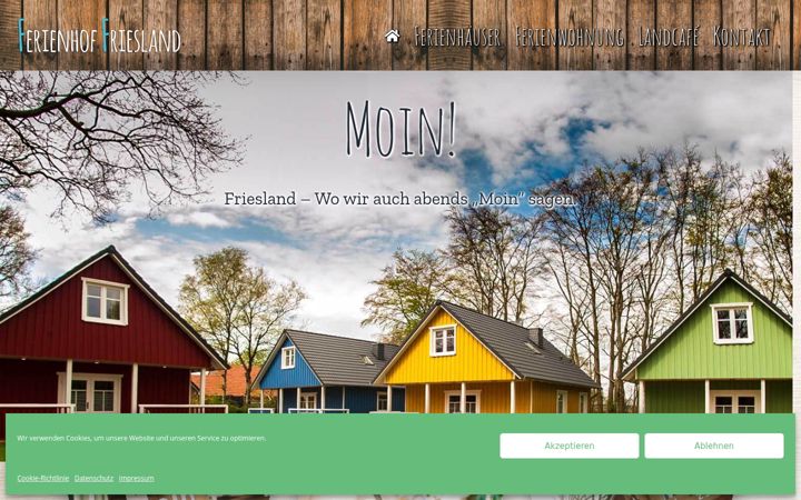 Screenshot of ferienhof-friesland.de
