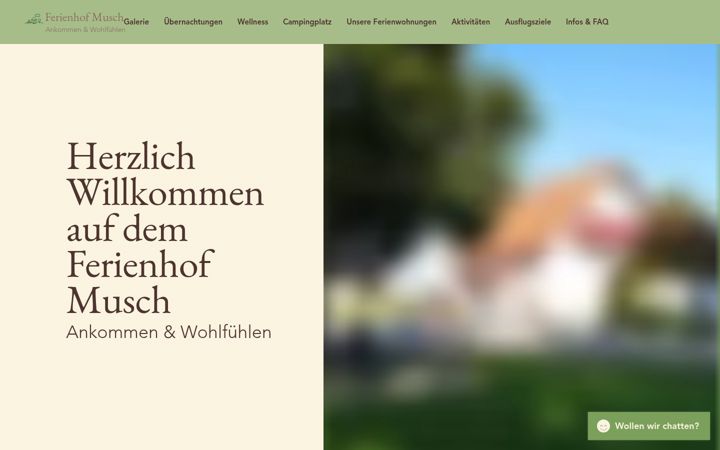 Screenshot of ferienhof-musch.de