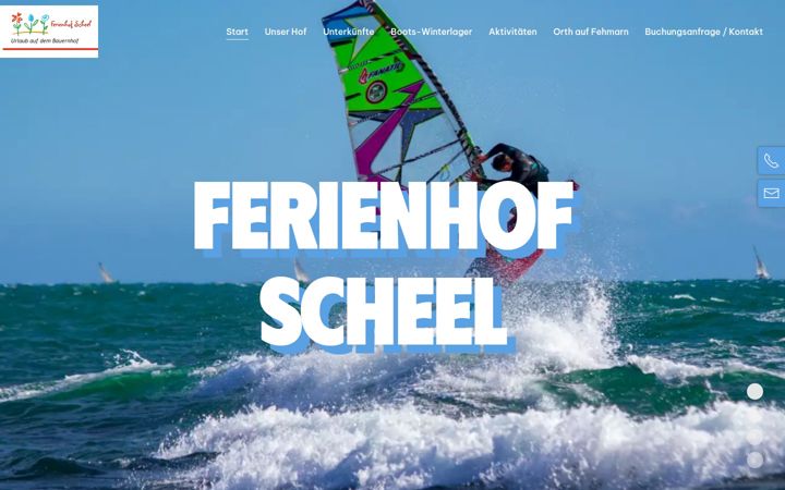 Ekrānuzņēmums no ferienhof-scheel.de