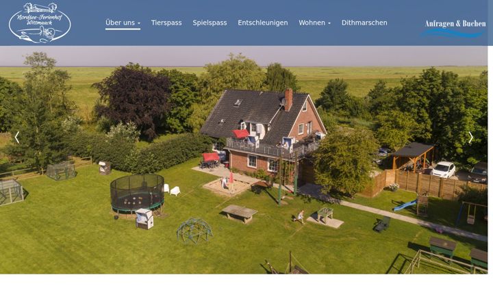 Screenshot van ferienhof-wittmaack.de