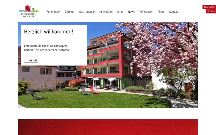 Screenshot of ferienhotelbodensee.ch