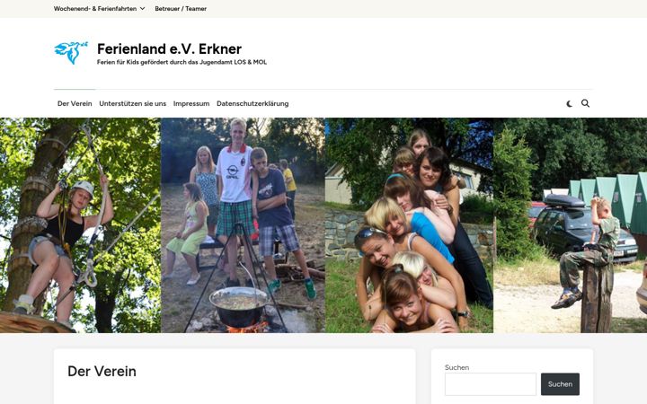 Zrzut ekranu ferienland-erkner.de
