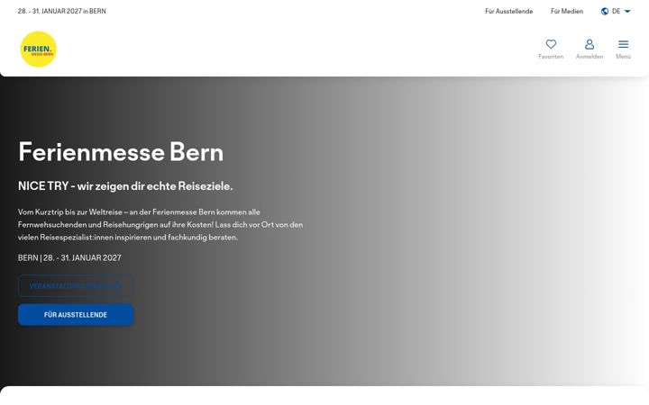 Screenshot of ferienmesse.ch