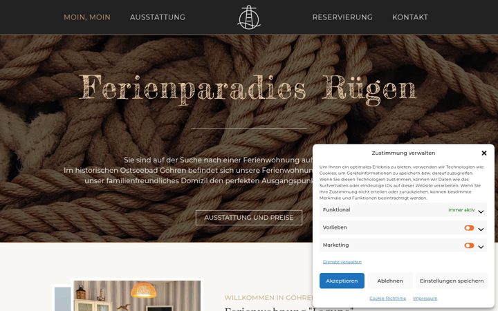 Screenshot of ferienparadies.info