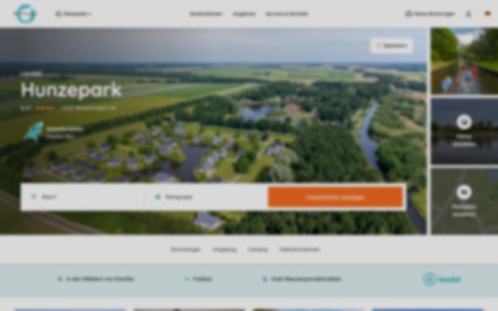 Screenshot of ferienpark-hunzepark.de