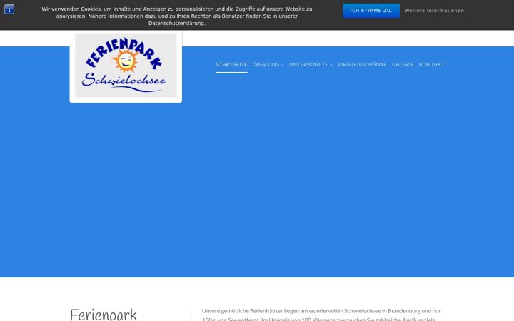 Екранна снимка на ferienpark-schwielochsee.de