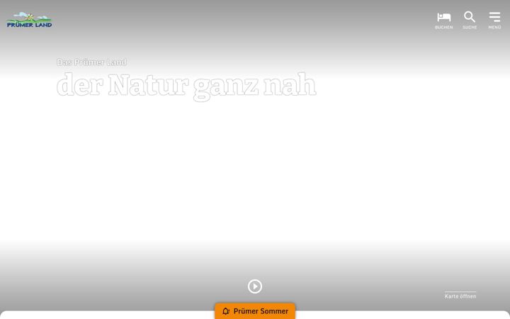 Screenshot of ferienregion-pruem.de