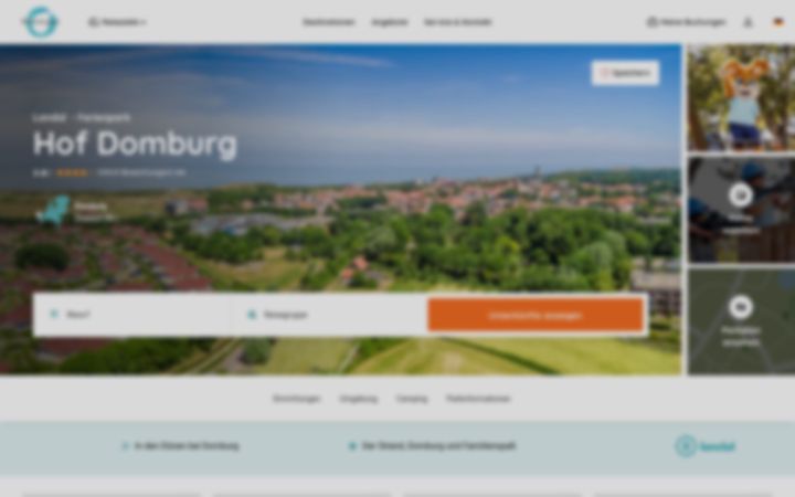 Screenshot of ferienresorthofdomburg.de