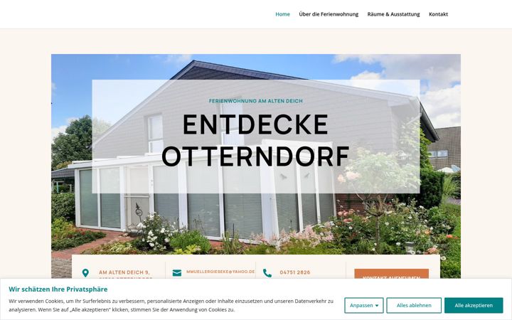 Екранна снимка на ferienwohnung-am-alten-deich.de