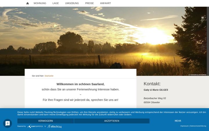Screenshot di ferienwohnung-am-betzelhuebel.de