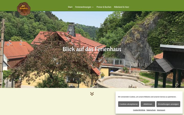 Ekrānuzņēmums no ferienwohnung-am-burgberg.de