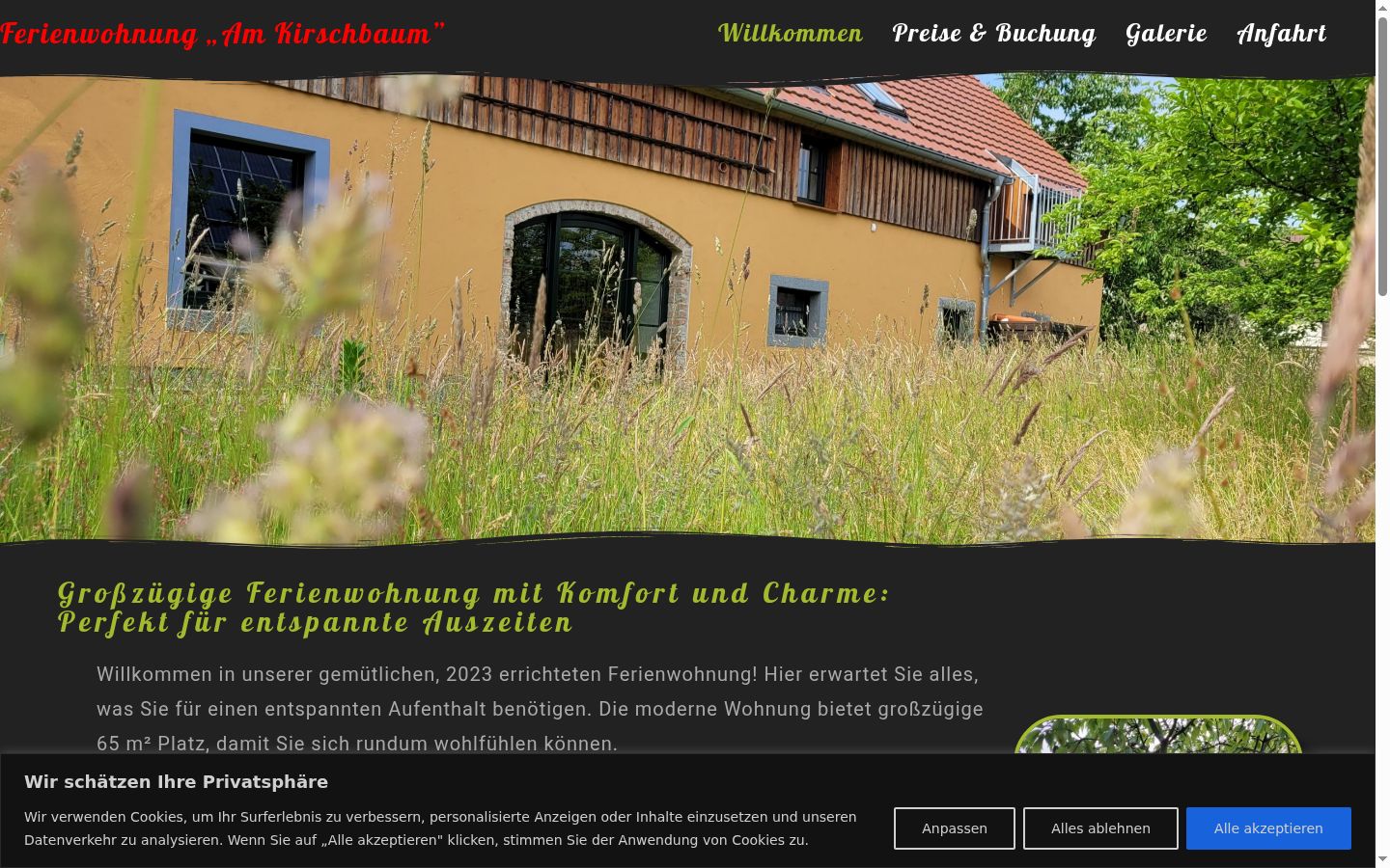 Screenshot tal-banner tal-kunsens muri qabel kwalunkwe interazzjoni
