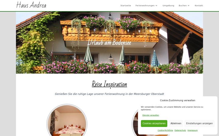Screenshot of ferienwohnung-andrea.de