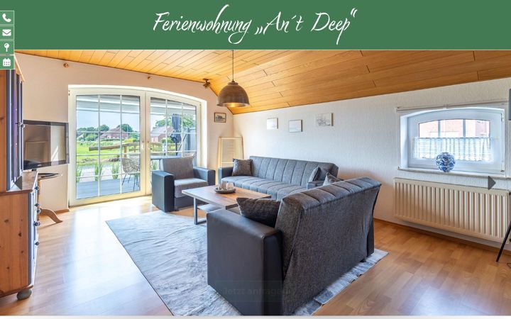Screenshot of ferienwohnung-ant-deep.de