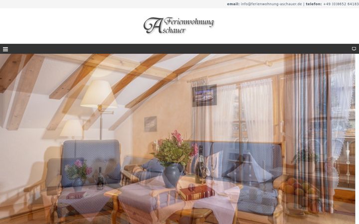Screenshot of ferienwohnung-aschauer.de