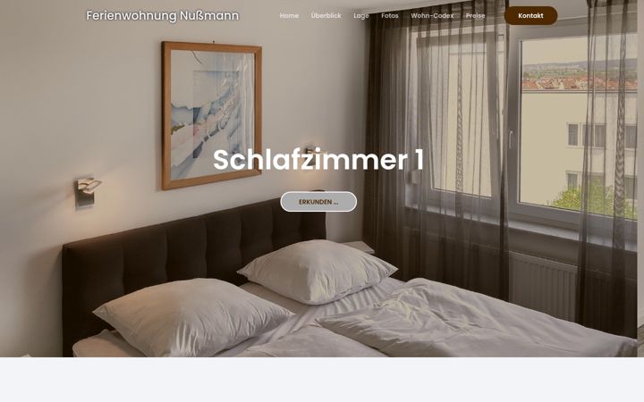 Screenshot of ferienwohnung-bayreuth.com