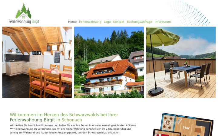 Snímek obrazovky ferienwohnung-birgit.de