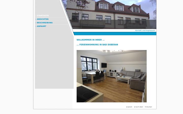 Screenshot of ferienwohnung-dammchaussee.de