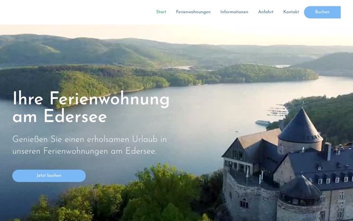 Screenshot of ferienwohnung-dirks.de