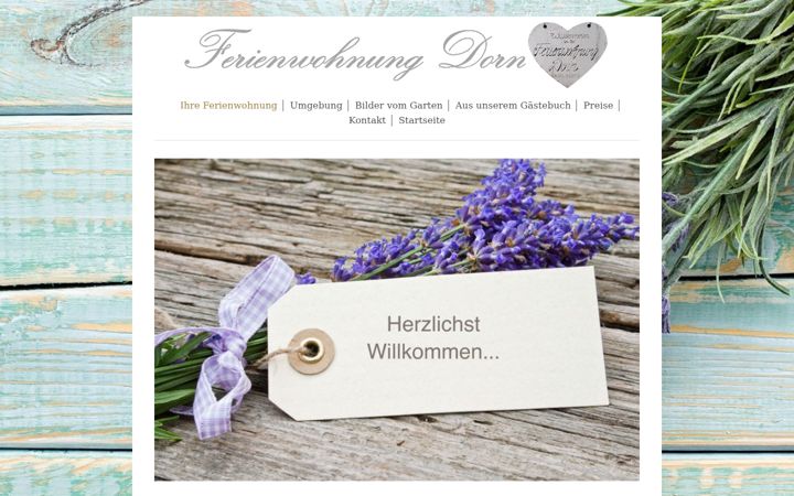 Screenshot of ferienwohnung-dorn.de