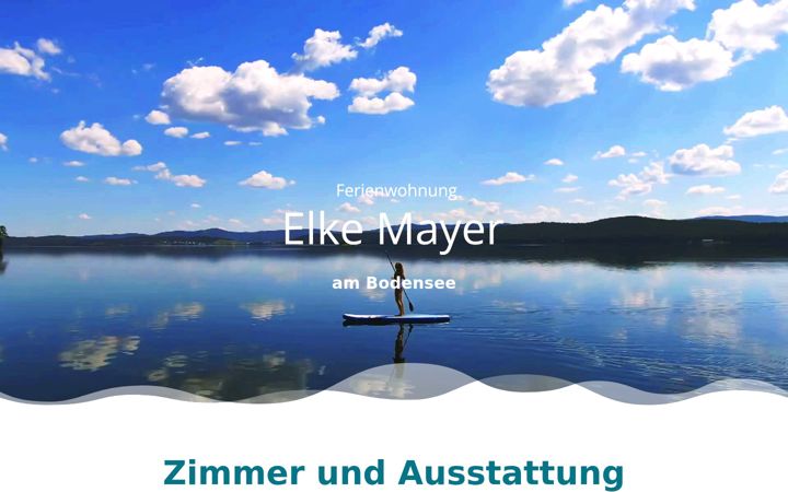 Screenshot of ferienwohnung-elke-mayer.de