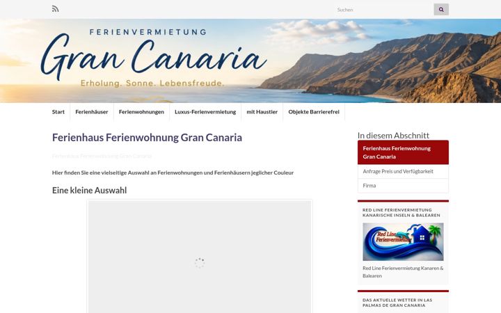 Екранна снимка на ferienwohnung-ferienhaus-gran-canaria.de