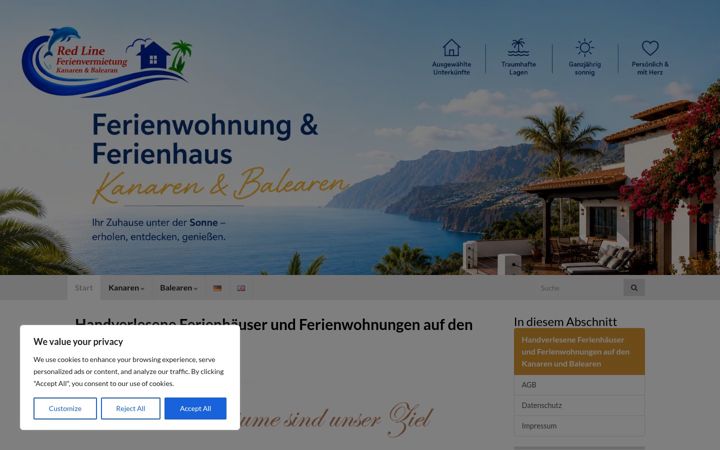 Екранна снимка на ferienwohnung-ferienhaus-kanaren.de