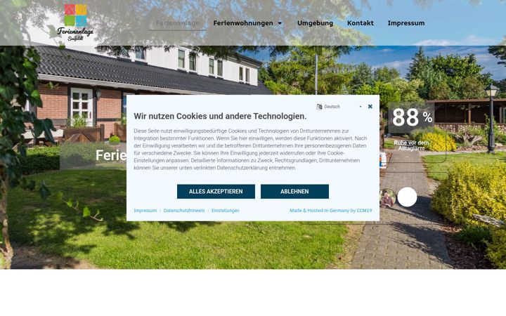 Screenshot of ferienwohnung-freest.de