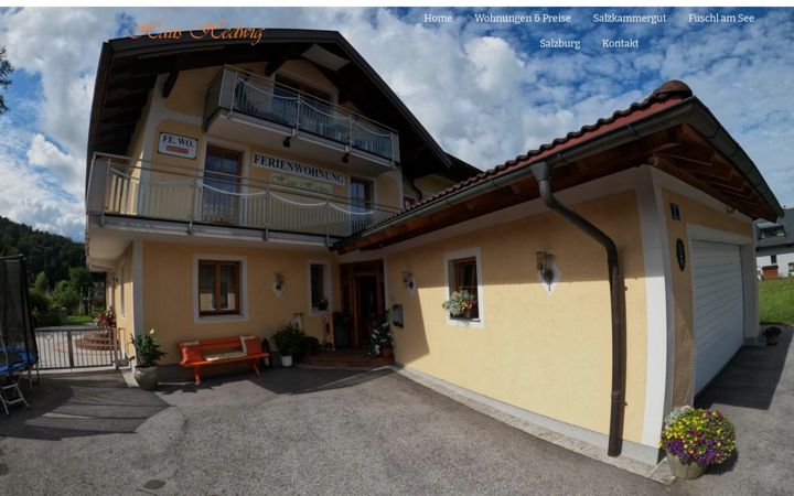 Screenshot of ferienwohnung-fuschlsee.com