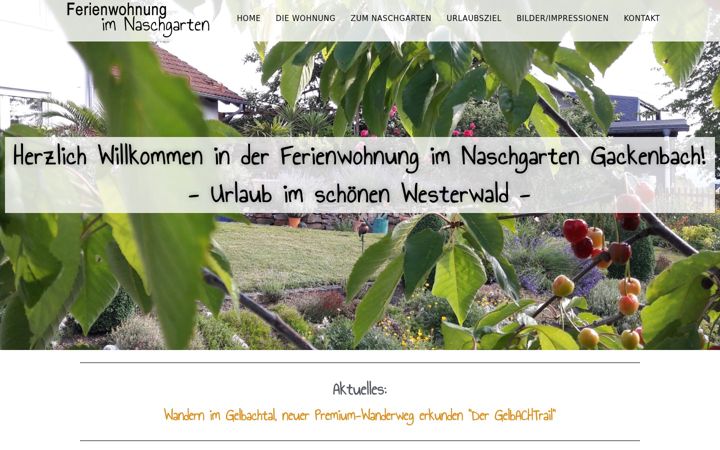 Zrzut ekranu ferienwohnung-gackenbach.de